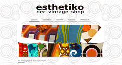 Desktop Screenshot of esthetiko.de